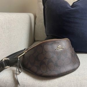 Coach Bum Bag with Gold Hardware